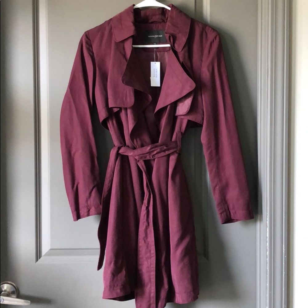 Trench coat XS Petit Deep Red